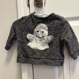 Zara Terez Charcoal Sweatshirt with Ghost Design